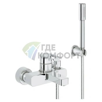 Смеситель Grohe Quadra для ванны с душем: Немецкое качество, преображающее вашу ванную комнату - фото 1