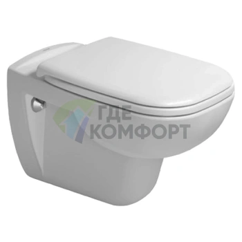 Подвесной унитаз Duravit D-Code с системой скрытого монтажа (22110900002) - фото 1