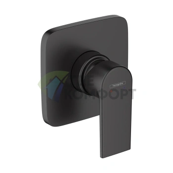 Встраиваемый смеситель для душа Hansgrohe Vernis Shape, матовый черный (71658670) - фото 1