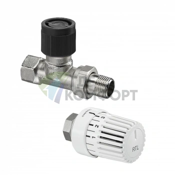 Ограничитель температуры обратного потока прямой 1/2 ВР/НР, PN10, Tmax 100°C Oventrop 1028464 (Овентроп) - фото 1