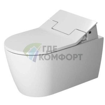 Подвесной унитаз Duravit ME by Starck SensoWash с функцией биде, белый (2528590000) - фото 1