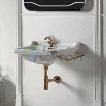 Заглушка для перелива Kerasan Waldorf в бронзовом цвете (811393br) - фото 4