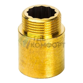 Удлинитель STOUT латунный 3/4 x 30 мм - фото 1