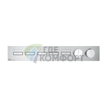 Термостат для душа Gessi Hi-Fi с подключением до 5 источников (хром) (63018#031) - фото 1