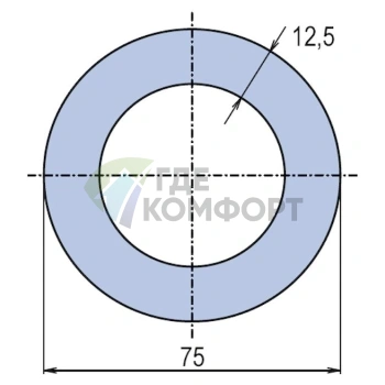 Труба PP-RCT WAVIN Ekoplastik PN20 75x12-5 - фото 2