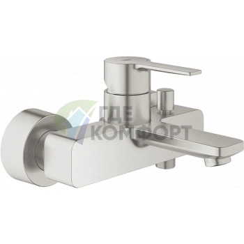 Стильный смеситель Grohe Lineare 33849DC1 для ванны с душем - фото 1