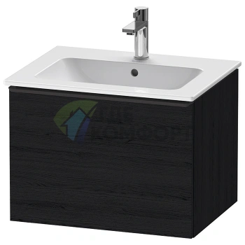 Тумбочка подвесная Duravit D-Neo, 1 ящик, цвет Black Oak, 440x610x462 мм (DE426101616) - фото 1