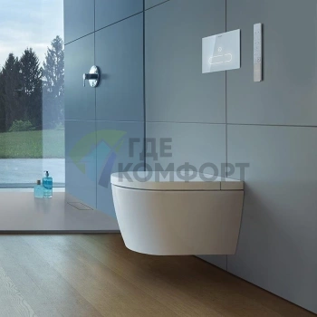 Сиденье для унитаза Duravit SensoWash F Plus 2510092000, белое, 375x574 мм (612000012000320) - фото 1