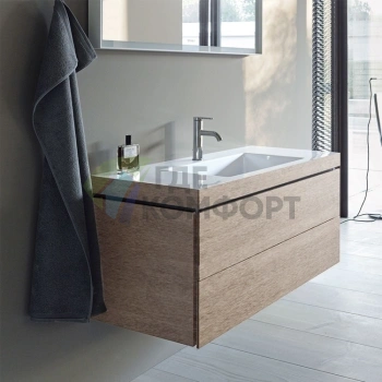 Тумба с раковиной DURAVIT L-Cube 80 см цвет дуб кашемир (LC6927O1111) - фото 1
