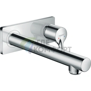 Смеситель для раковины Hansgrohe Talis S встраиваемый, излив 225 мм, хром (72111000) - фото 1