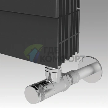Радиатор биметаллический Royal Thermo Piano Forte Tower noir sable 18 секций - фото 3