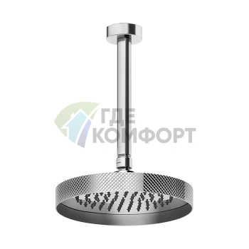 Душевая головка Gessi Anello потолочная поворотная с шарниром, хром (63452#031) - фото 1