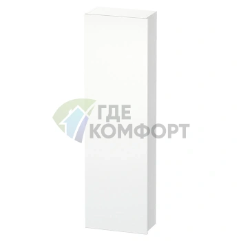 Подвесной шкаф DuraStyle DURAVIT 400x240x1400 мм, белый матовый, левый (DS1218L1818) - фото 1