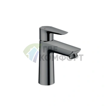 Смеситель для раковины Hansgrohe Talis E — на одно отверстие, шлифованный черный хром (71710340) - фото 1