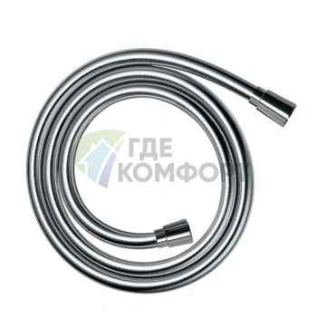 Душевой шланг HG Metaflex 1,25 м, хром (28262000) - фото 1