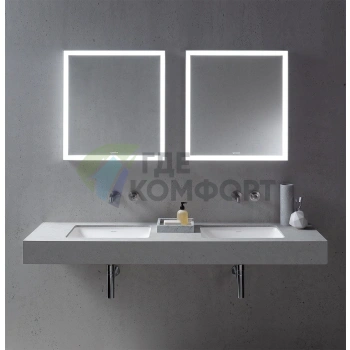 Встраиваемая раковина Duravit Starck 3 490x365 мм, белая, без отверстия под смеситель (305490000) - фото 3