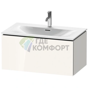 Тумба подвесная Duravit L-Cube для раковины 400x820x481 мм, White High Gloss (LC613702222) - фото 1