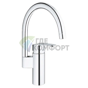 Смеситель кухонный Grohe Eurostyle Cosmopolitan 30221002: стиль и функциональность