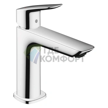 Смеситель для раковины Hansgrohe Logis 110 F хром без д/клапана (71253000) - фото 1