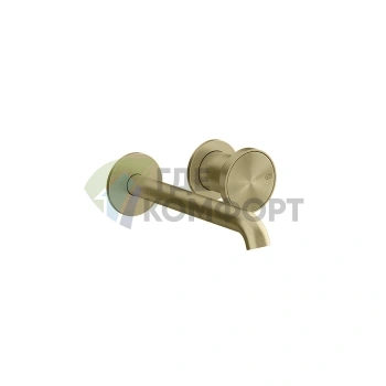 Настенный смеситель для раковины GESSI ORIGINI с отделочной вставкой Finox Brushed Nickel (66088#149) - фото 1