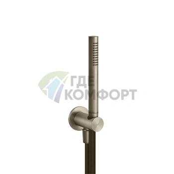 GESSI 316: Душевой комплект с выводом, держателем и лейкой в цвете warm bronze brushed pvd (54023#726) - фото 1