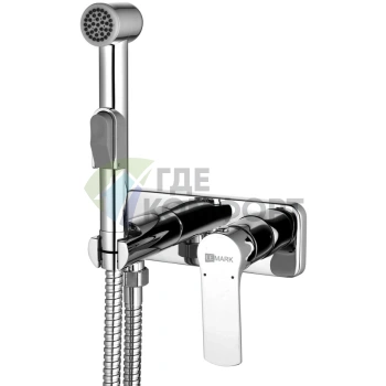Встраиваемый смеситель Lemark Plus Grace LM1519C с гигиеническим душем - фото 1