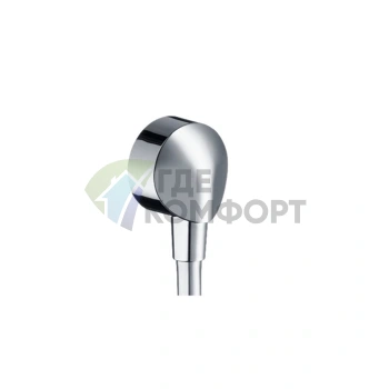 Шланговое соединение HG Fixfit E с обратным клапаном G1/2 хром (27458000) - фото 1