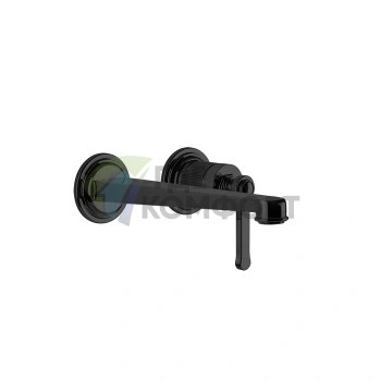 Настенный смеситель GESSI VENTI20 для раковины, матовый черный (65089#299) - фото 1