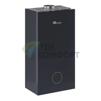 Настенный газовый котел E8 tempo GHA24V (стеклянная панель серый графит) - фото 1