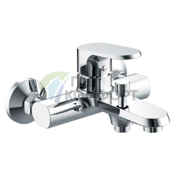 Смеситель для ванны с душем Bravat Pure F6105161C-01 с высоким изливом - фото 1