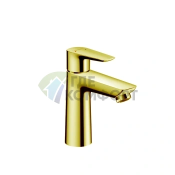 Смеситель для раковины Hansgrohe Talis E 110 — роскошное золото с донным клапаном (71710990) - фото 1