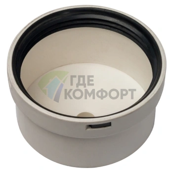 Элемент дымохода конденсационного Stout крышка под сифон DN80 м SCA-8080-010088 - фото 1