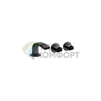 Смеситель для биде Fantini Venezia Matt Gun Metal PVD с донным клапаном (29 P5 N511SB) - фото 1