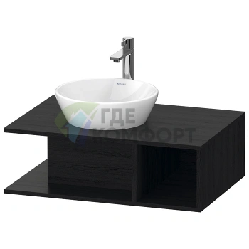 Подвесная тумба Duravit D-Neo Compact: Стиль Black Oak и компактность для вашей ванной (DE492801616) - фото 1