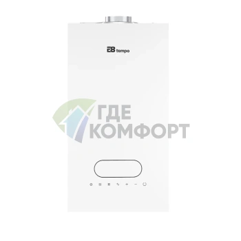 Настенный газовый котел E8 tempo GMB24W (белая стеклянная панель) - фото 1
