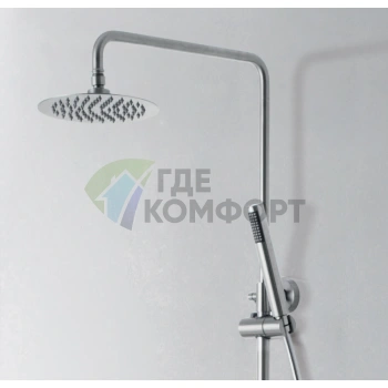 Душевая стойка Lemark Element LM5162S с верхним лейкой - фото 3