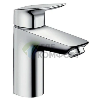 Стильный и надёжный смеситель Hansgrohe Logis 71101000 для вашей раковины - фото 1