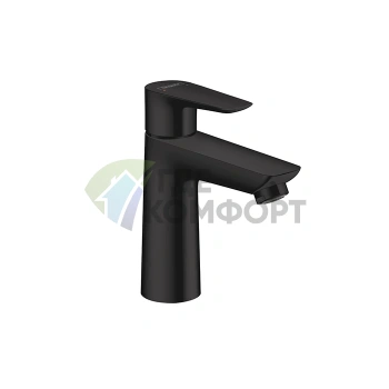 Стильный смеситель для раковины Hansgrohe Talis E в матовом черном цвете (71710670) - фото 1