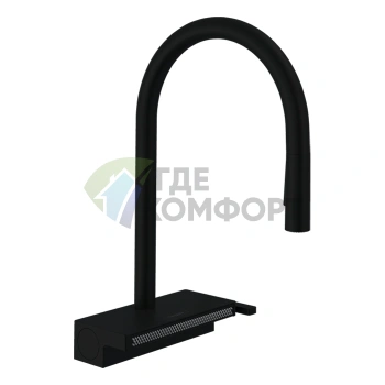 Кухонный смеситель Hansgrohe Aquno Select M81 с поворотным изливом и вытяжным душем (73831670) - фото 1