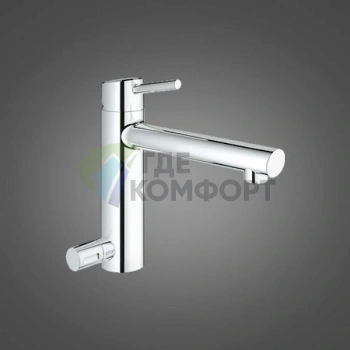 Смеситель Grohe Concetto 31209001 для кухни: стиль, эргономика и надежность - фото 2