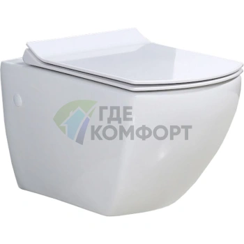 Подвесной унитаз BelBagno Carina безободковый