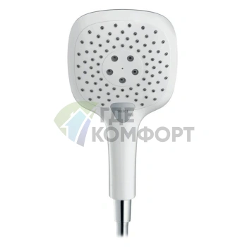 Ручной душ HG Raindance Select E 150 с 3 режимами струи, белый/хром (26550400) - фото 1