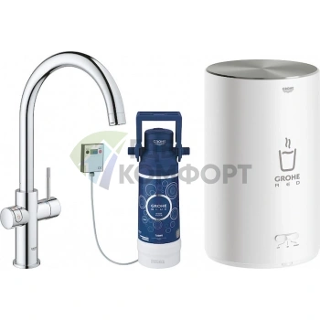 Смеситель Grohe Red II Duo для кухни с мгновенной подачей горячей воды - фото 1