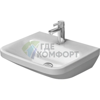 Медицинская раковина Duravit DuraStyle без перелива, 550x440 мм, белая (2324550000) - фото 1