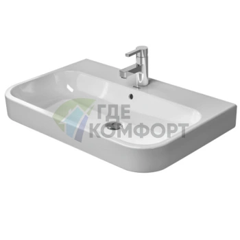Раковина Duravit Happy D2 для мебели, белая, 650x505 мм (2318650025) - фото 1