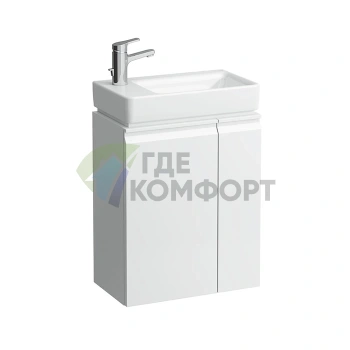 Подвесная тумба Laufen Pro 47 см белая матовая (4.8300.1.095.463.1) - фото 1