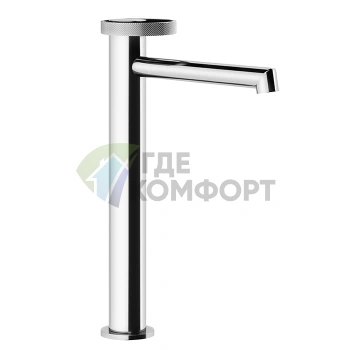 Смеситель для раковины Gessi Anello высокий с длинным изливом в хроме (63306#031) - фото 1