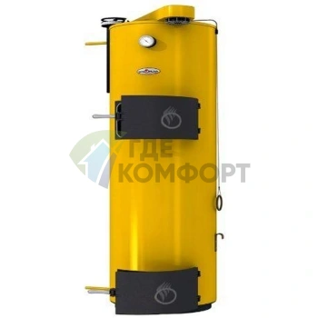 Котёл твердотопливный Stropuva Mini S-8U (8кВт) напольный - фото 1