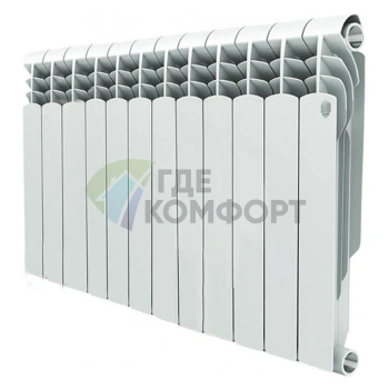 Радиатор биметаллический Royal Thermo Revolution Bimetall 350 12 секций - фото 1