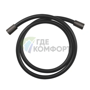 Шланг для ванны GESSI 316 Darkflex 150 см, коническое соединение 1/2, цвет Brushed Black Metal PVD (54137#707) - фото 1